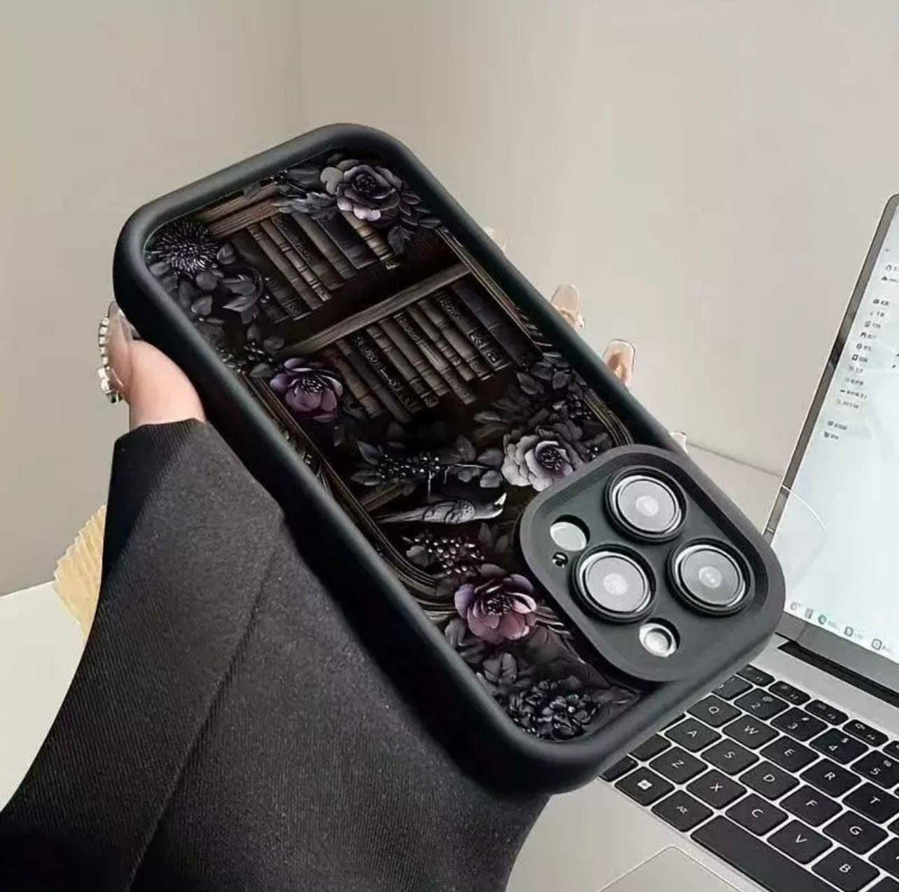 Dark Academia Library iPhone Case