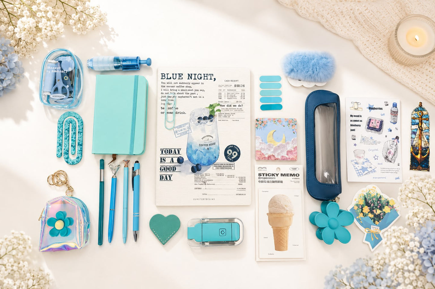 Teal Serenity Bundle β Teal Stationery & Journaling Gift Box