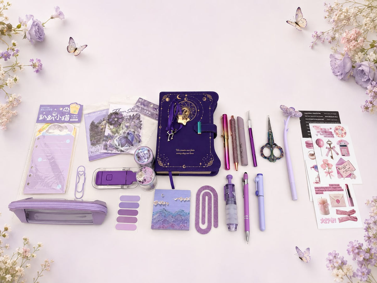 Purple Mystic Journaling & Stationery Bundle 💜✨