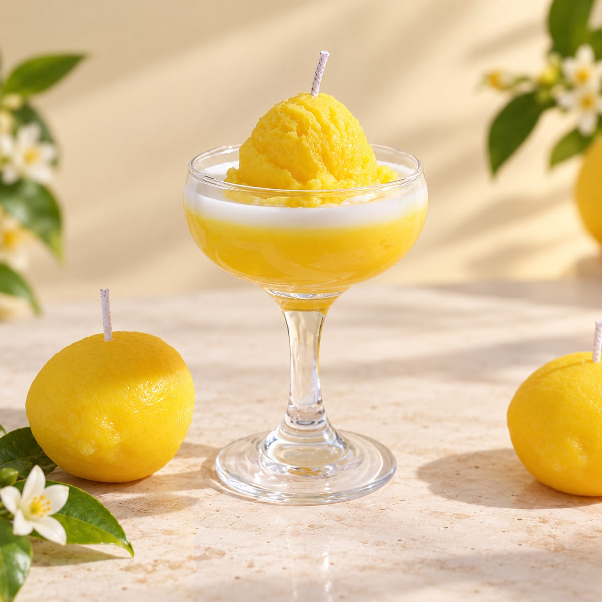 Lemon Sorbet Candle 🍋✨