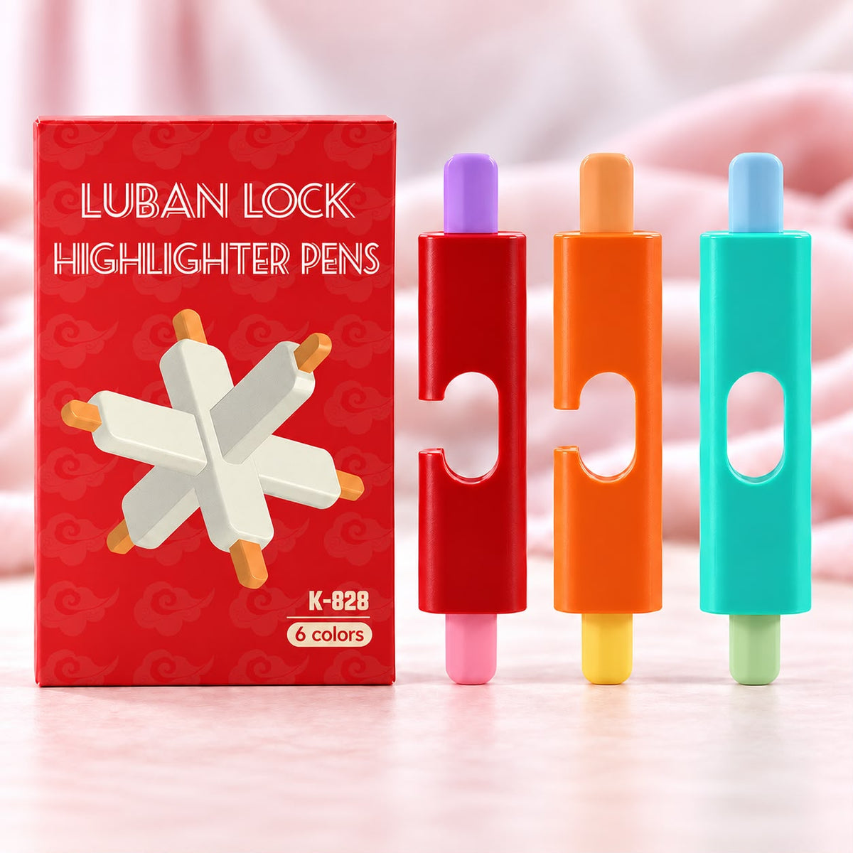 6-in-1 Highlighter Multicolor Pen