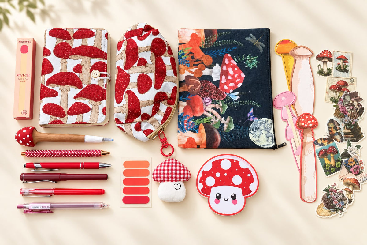 🍄 Mushroom Lover Bookish & Stationery Bundle