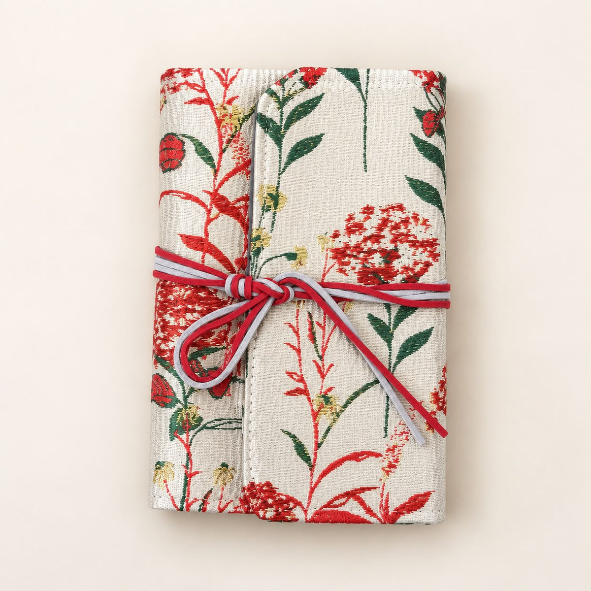 Vintage Floral Fabric Notebook – Wrap Tie Journal 🌹🌿