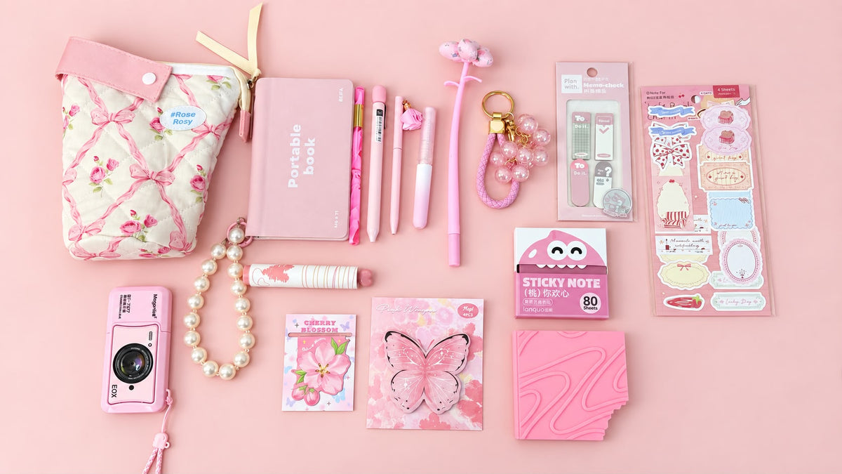 Pretty in Pink Stationery Bundle