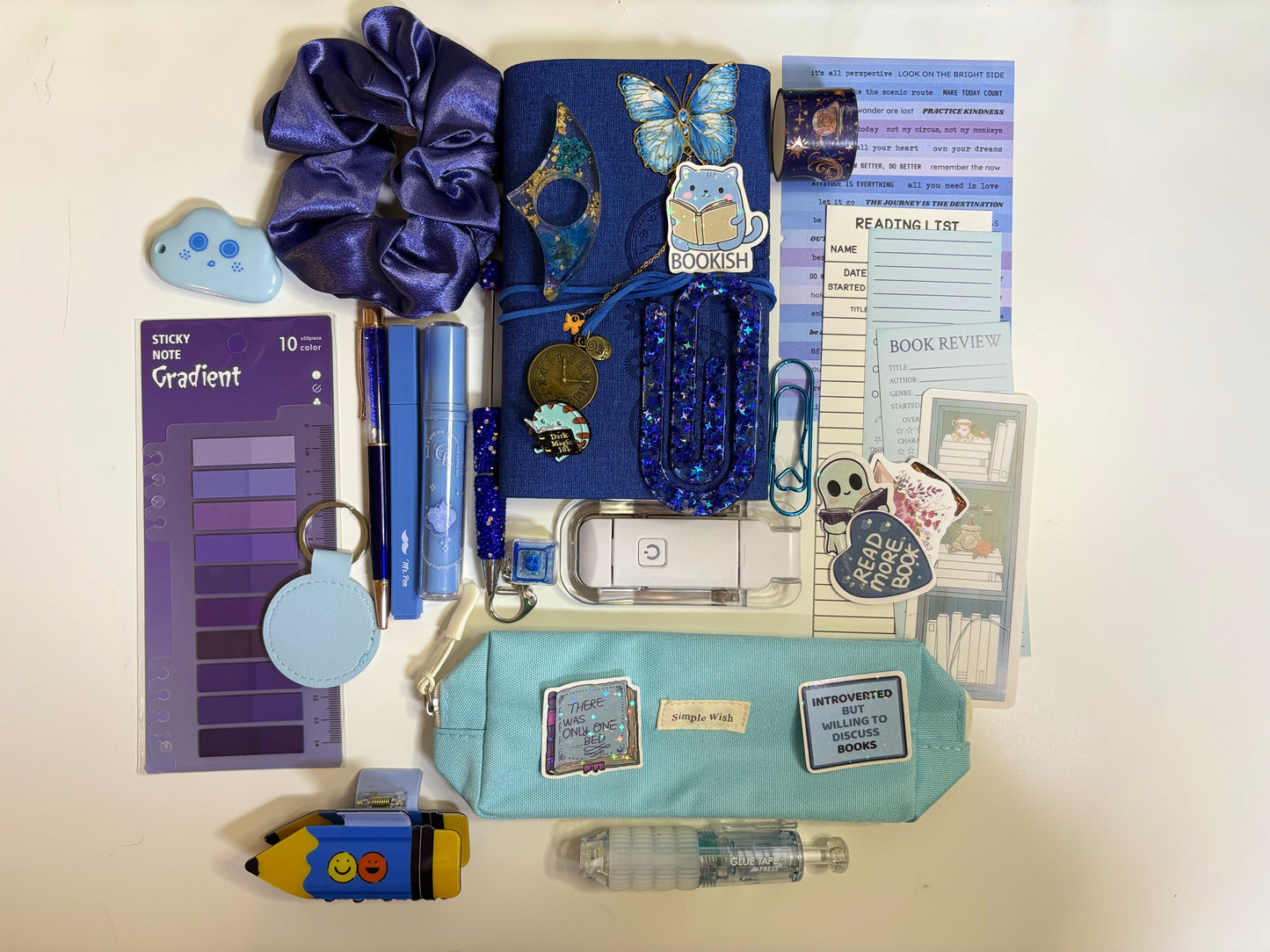Royal Blue Bookish Bundle – Dreamy Journal & Stationery Gift Set