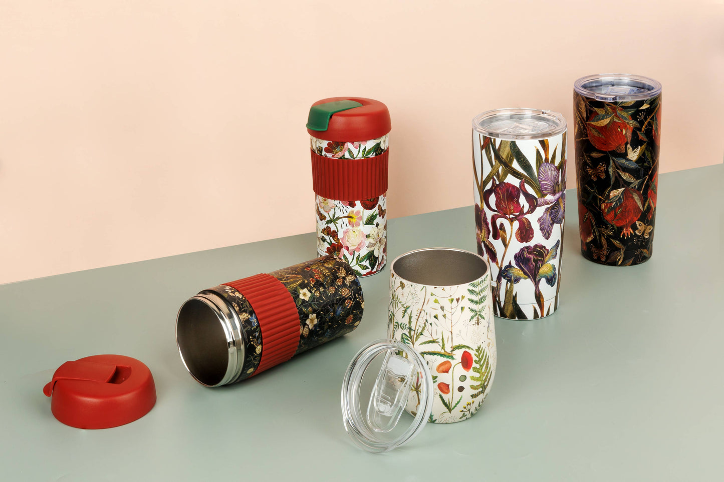Stainless Steel 20 oz. Insulated Tumbler - Irises