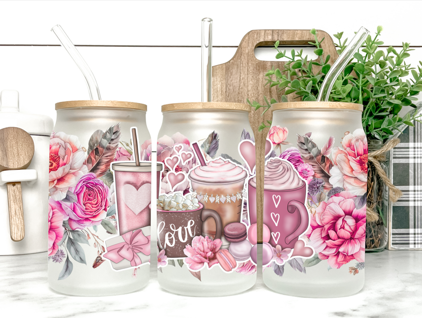 Coffee Treats Gift Libbey Glass Tumbler Mug
