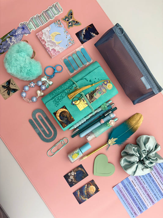 Teal Bookish Aesthetic Bundle