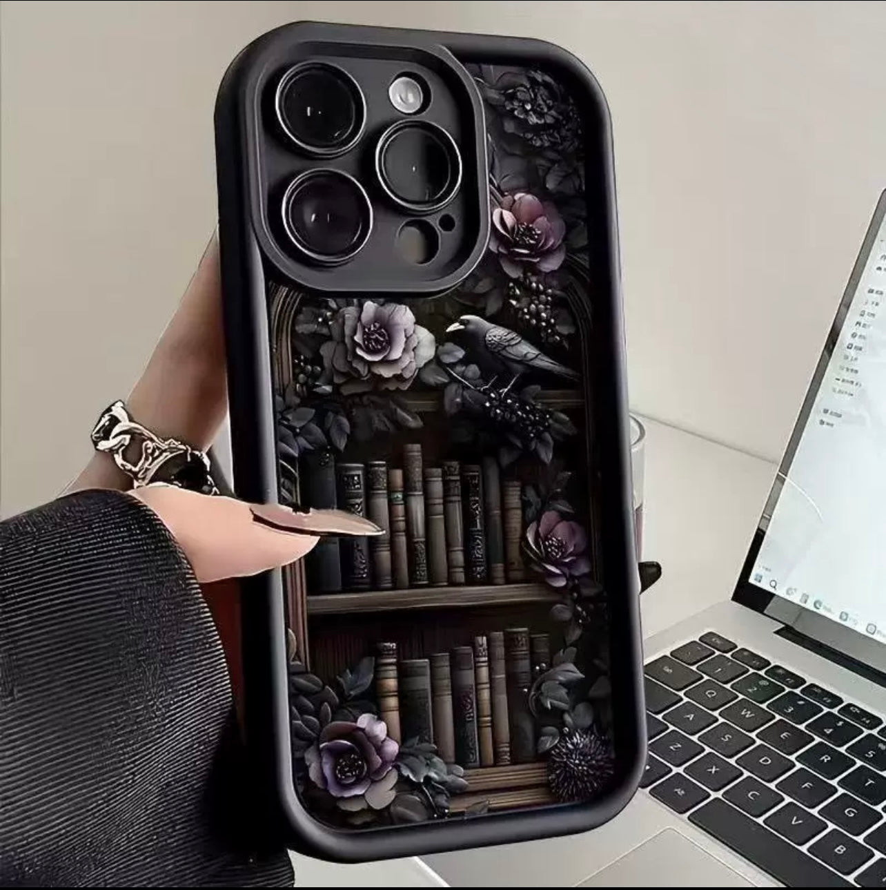 Dark Academia Library iPhone Case