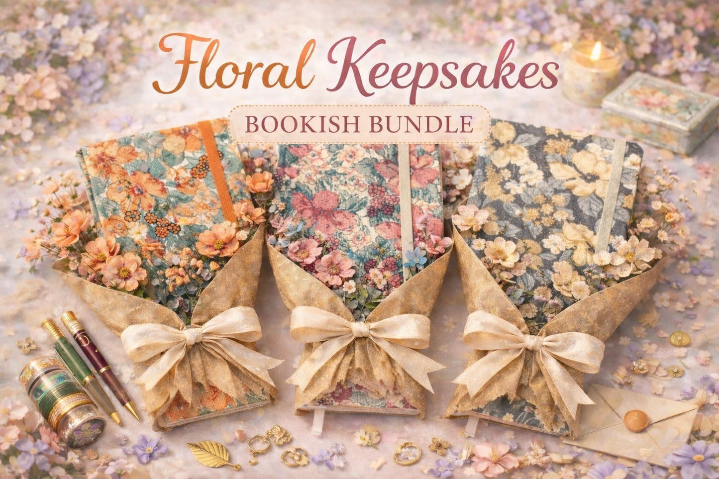 Floral Mystery Bookish Bundle