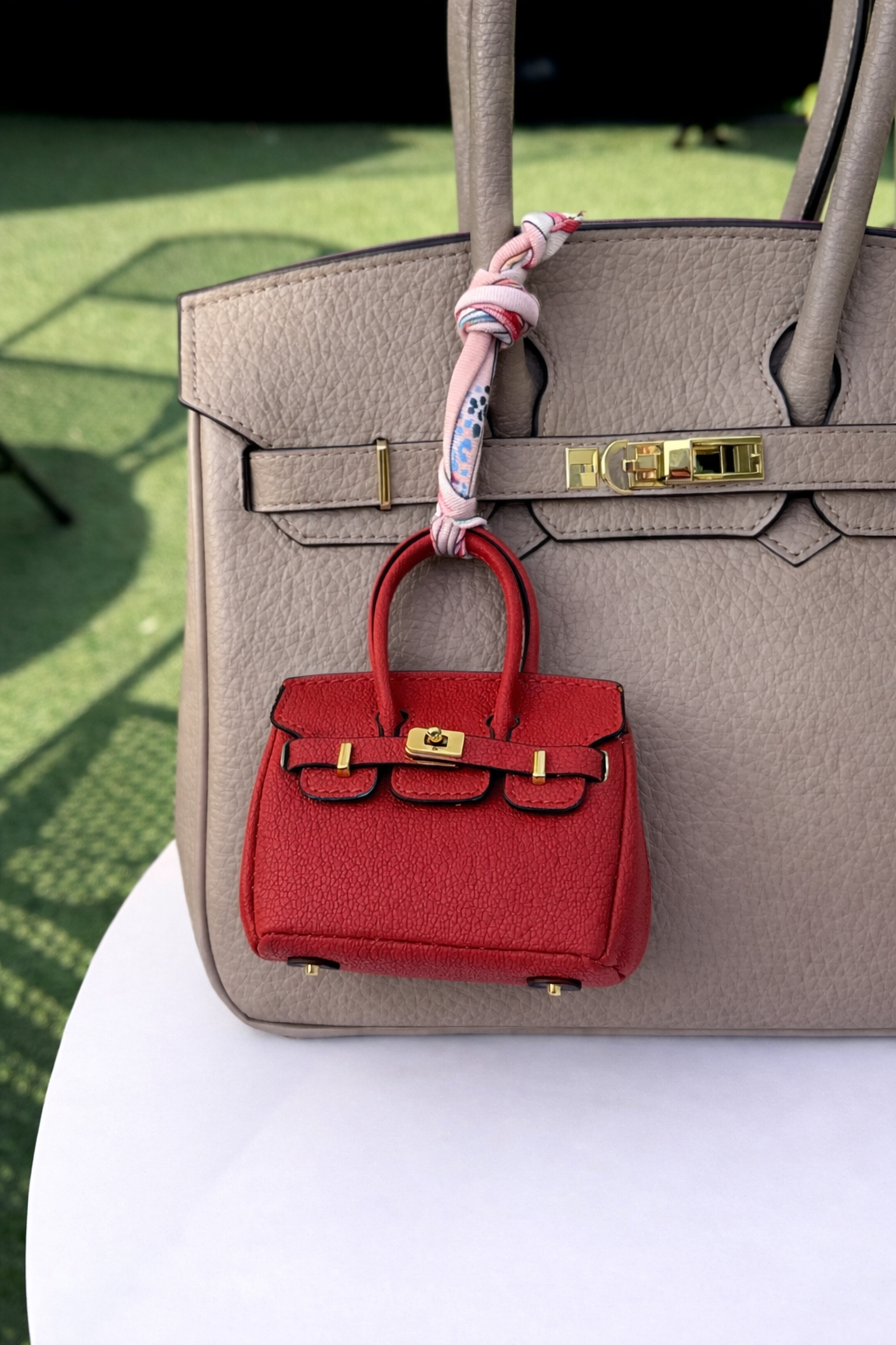 Classic Red Mini Handbag Bag Charm