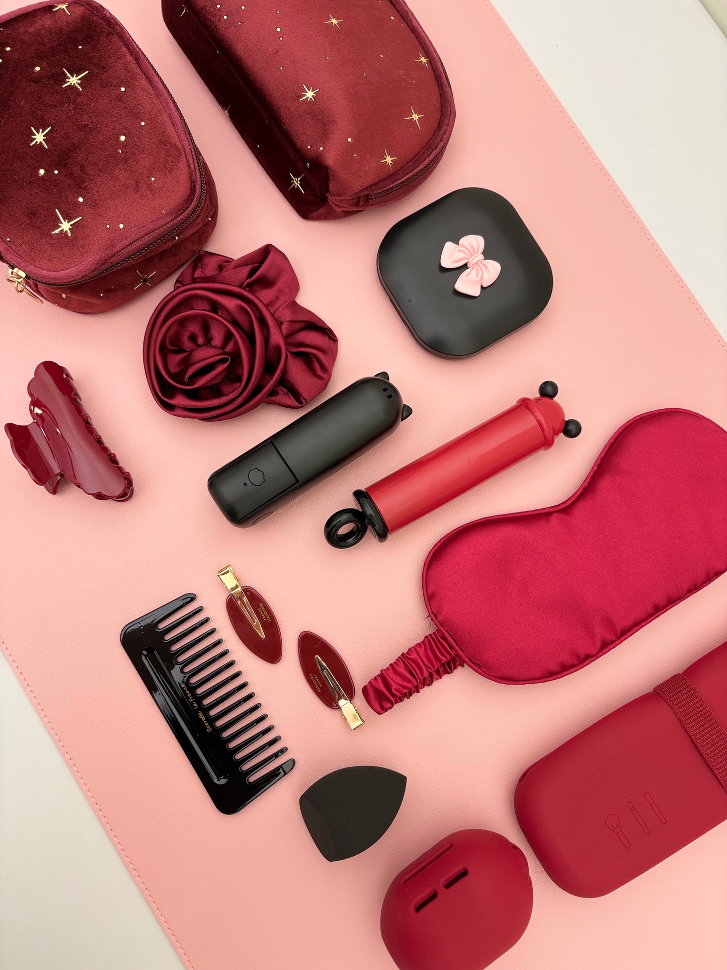 Elegant Red Women Essentials Bundle