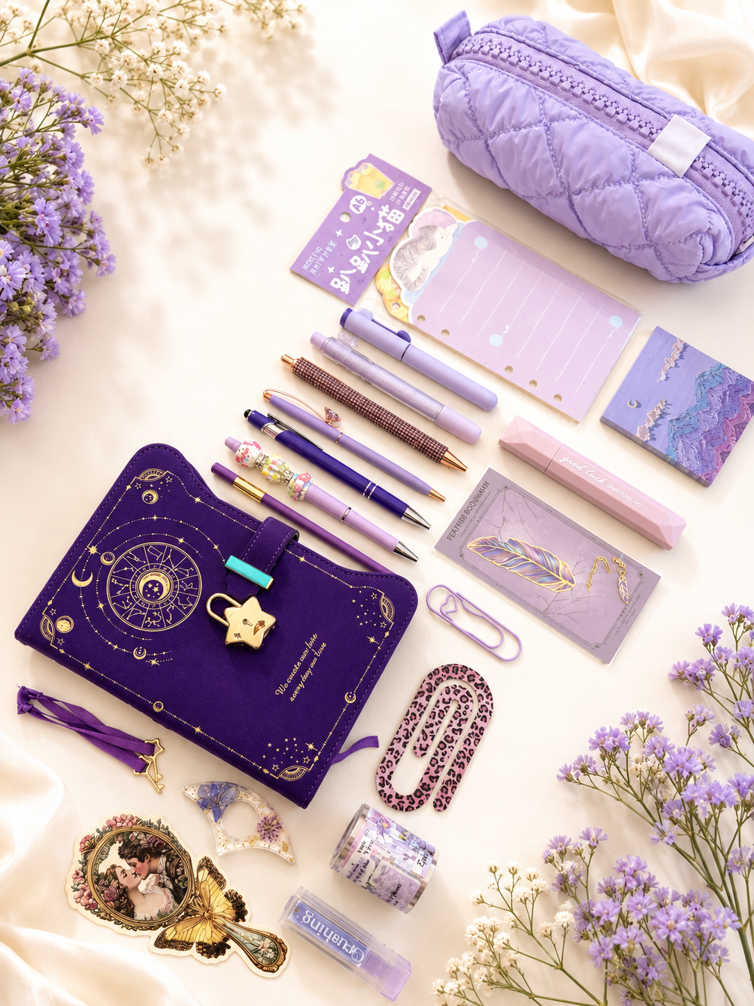 Midnight Mystic Purple Bookish & Stationery Bundle