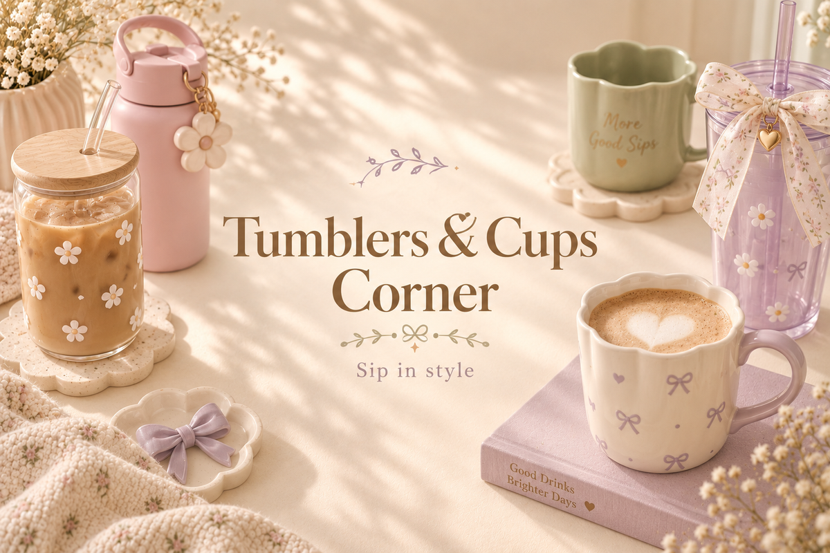 Tumblers & Cups Corner