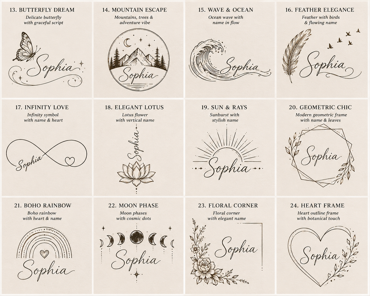 Personalization – Custom Your Name Notebook with Matching Accessories
