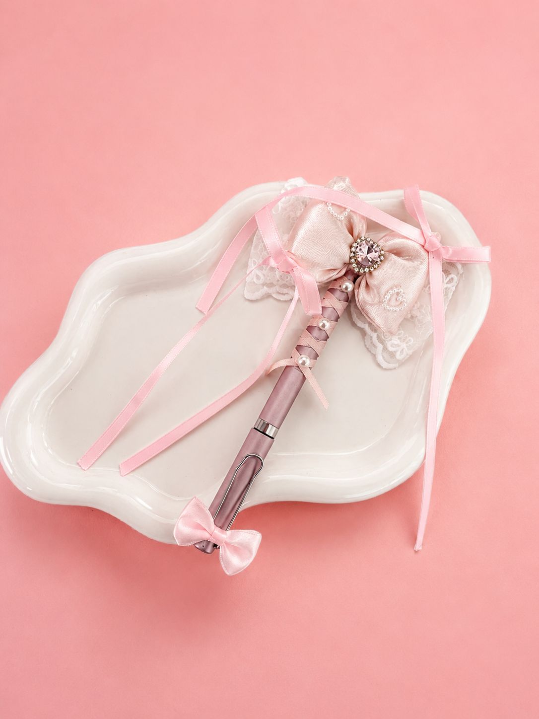 Coquette Bow Pen | Pink Princess Aesthetic Pen