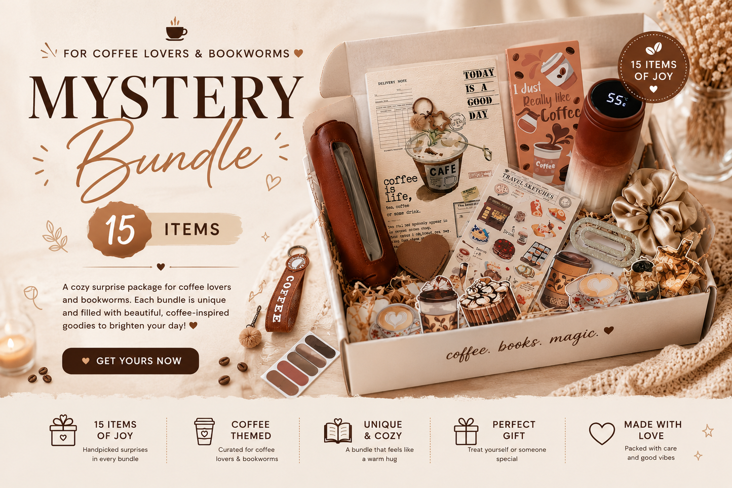 ☕️ Coffee Lover Mystery Bookish Bundle