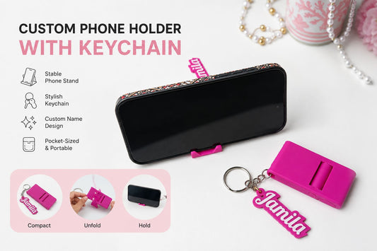 Personalized Keychain & Phone Holder