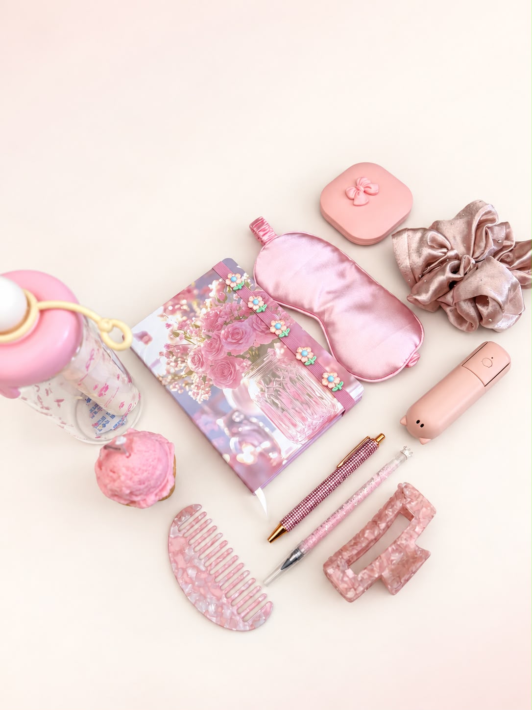 Pink Cozy Self-Care & Stationery Bundle 🎀💕