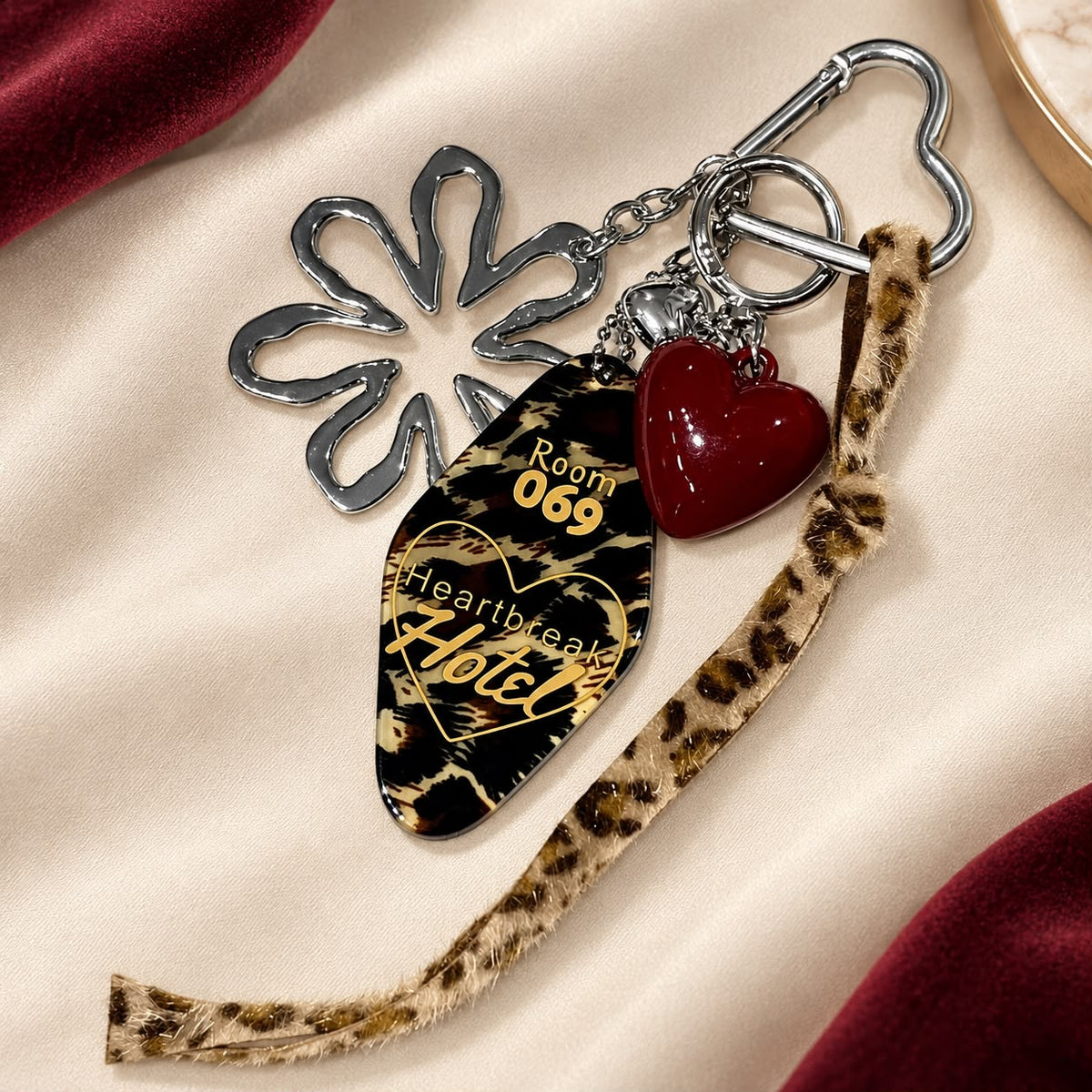 Heartbreak Hotel Leopard Bag Charm ❤️🐆