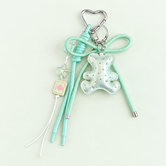 Mint Teddy Bear Bag Charm 🧸✨