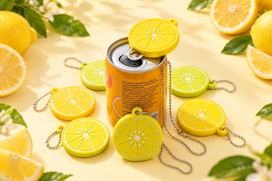 Lemon Slice Can Opener Keychain – Cute Soda Tab Opener
