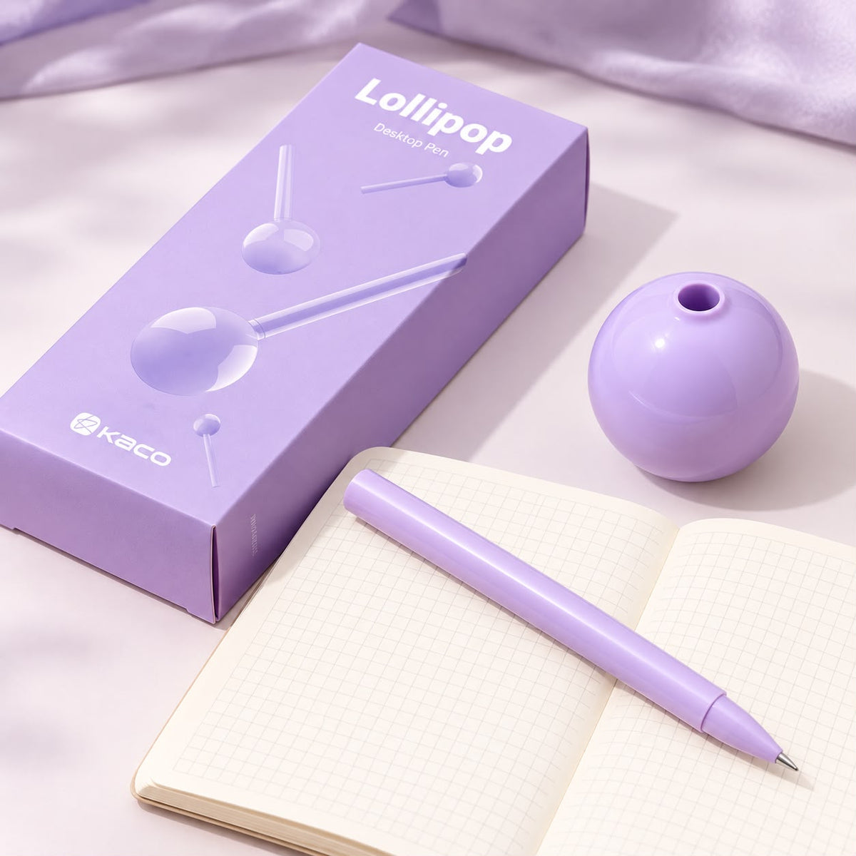 Lollipop Desktop Pen – Cute Ballpoint Pen with Stand