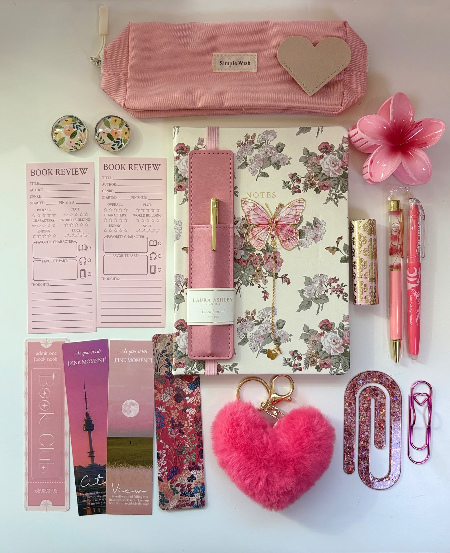 Pink Blossom Bookish Bundle