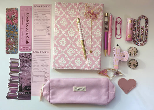 Sweet Pink Aesthetic Stationery Bundle