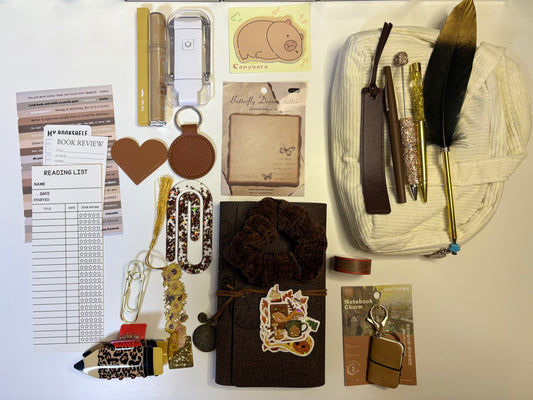 Coffee Vibes Bookish Bundle – Cozy Journal & Stationery Gift Set