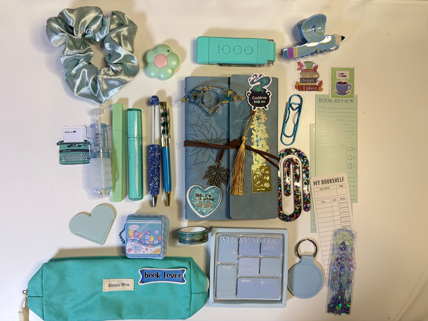 Tiffany Blue Bookish Bundle – Elegant Journal & Stationery Gift Set
