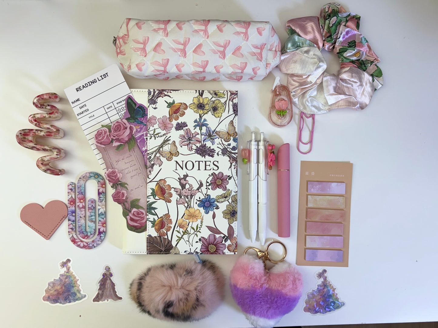 Flowery Mystery Bundle – Romantic Floral Bookish Surprise(20 items)